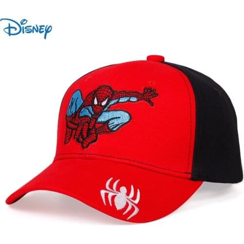 Disney Marvel Hats Outdoor Caps Baseball Caps Superhero Spider Man Embroidery Adjustable Baby Boys Girls Hip Hop Hats