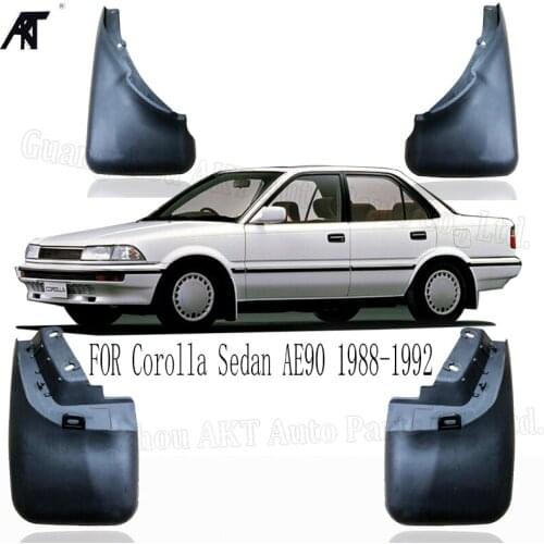 Car Mudflap for Toyota Corolla Sedan AE90 E90 1988~1992 Fender Mud Guard Splash Flaps Mudguards Accessories 6th 6 Gen