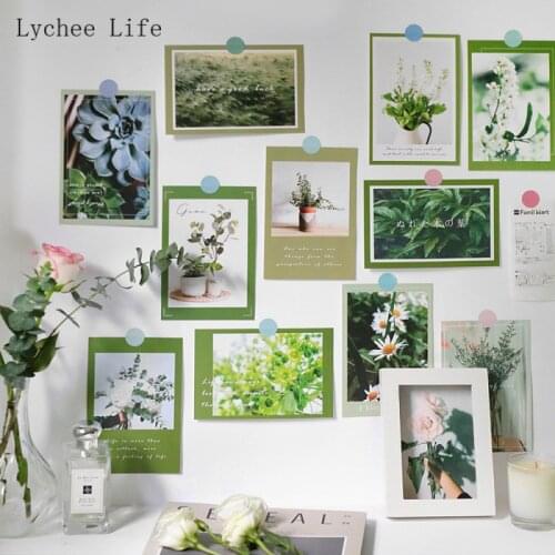 Lychee Life 15Pcs Rose Flower Printed Scrapbooking Paper For Cards Making Album Notebook Diary Card Home Decoration