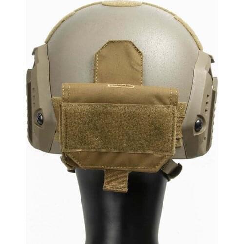 Outdoor Tactical Helmet Battery Pouch Case Helmet CB/RG Paste attached Pouch Battery Storage Bag