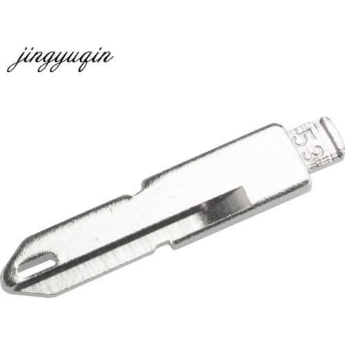 Jingyuqin 15pcs/lot NE73 Key Blank for Peugeot 206 306 405 #53 Folding Flip Uncut Key Blade Fob Replacement