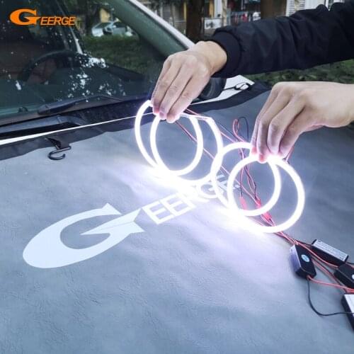 Excellent quality 2 pcs COB led angel eyes DRL halo rings Ultra bright 65 70 75 80 85 90 94 100 106 110 115 120 126 131 146