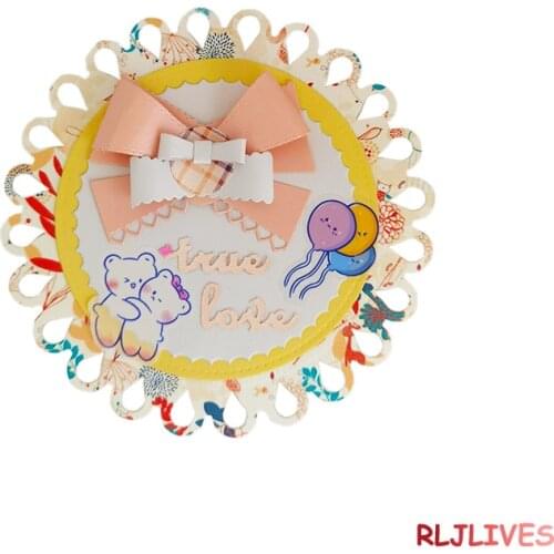 Lace Circle Metal Cutting Dies DIY Scrapbooking Card Stencil Paper Craft Handmade Album Handbook Decoration