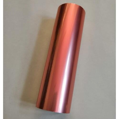 Metallic foil matt brown color 262 hot stamping foil hot press on paper or plastic heat transfer film 21cm x 120m