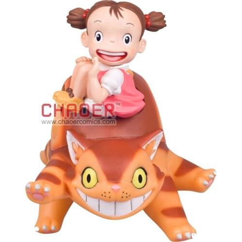 Vogue Miniature Model Miyazaki Hayao Animation Ghibli Tonari no Totoro My Neighbor Totoro Mei Bus Miniature Figurine