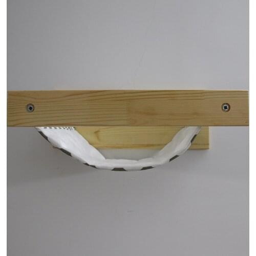 Cat Wall Perch Wall Mounted Cat Shelf Bed Wooden Cat Hammock Pet Resting Space Saving for Kittens Machine Washing Safe FU