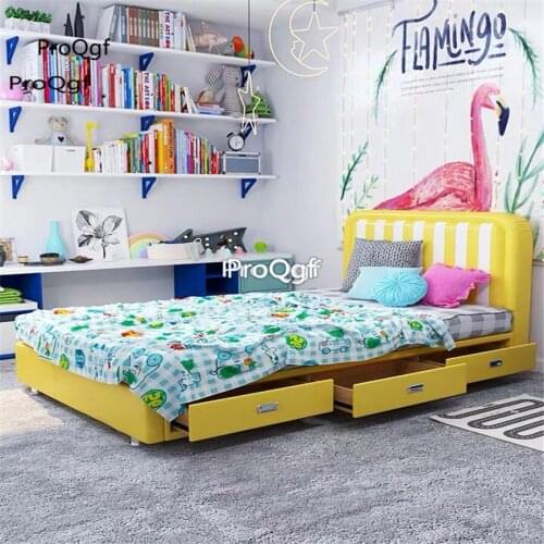 Ngryise 1 set fresh yellow color Children Bed