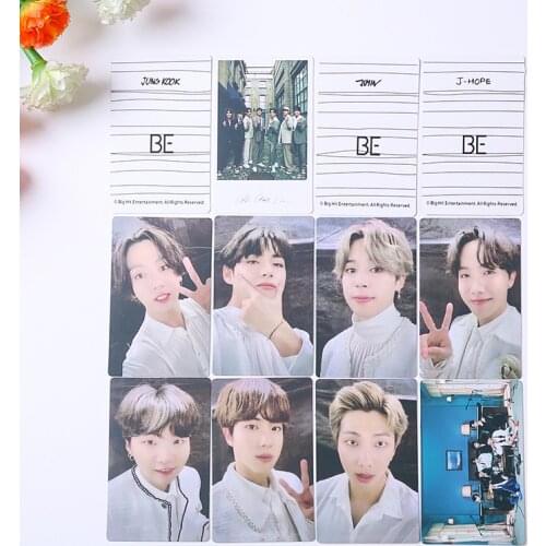 NEW KOREA KPOP Bangtan Boys BE Mini Cards Same Members LOMO Cards Premium Photos