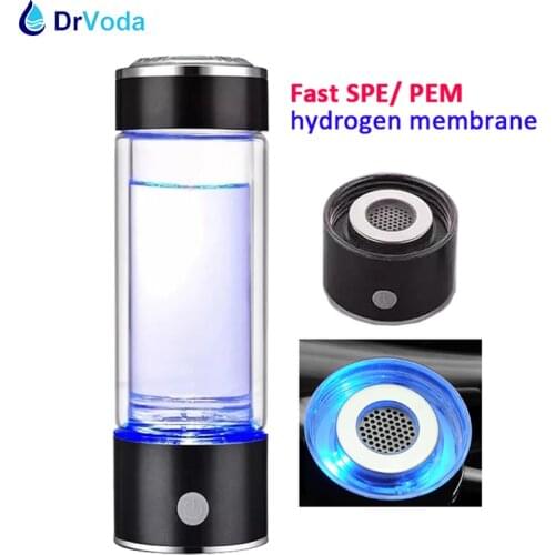 Portable New SPE/PEM Electrolysis Hydrogen Rich Generator Water Ionizer Bottle Low Antioxidant ORP