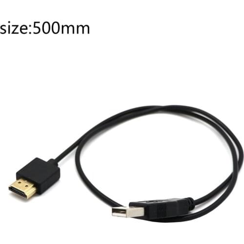 High Speed Mini HDMI-compatible to USB Cable Male to Male for Tablet Camcorder MP4 HDMI-compatible To USB Power Cable