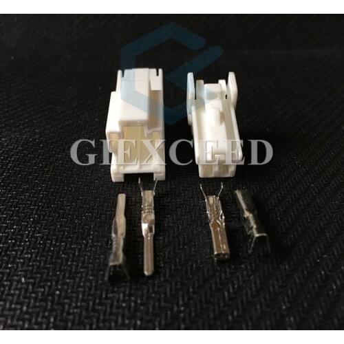 2 Sets 2 Pin 7123-8326 Electrical Female Male Plug Wiring Harness Connector Light Socket For Car