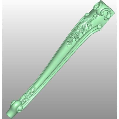 3D model STL format file for cnc router engraving furniture sofa cabinet chair leg pattern Artcam 816