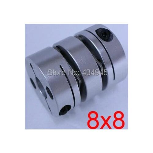 8x8 8mm Double diaphragm Disc coupling ,electric coupler screw rod Stepper servo motor encoder shaft coupling D26 L35