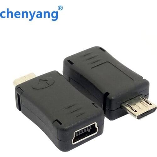 Free Shipping Mini USB Female to Micro USB Male Charging data for Samsung Sony Android phone 1PCS