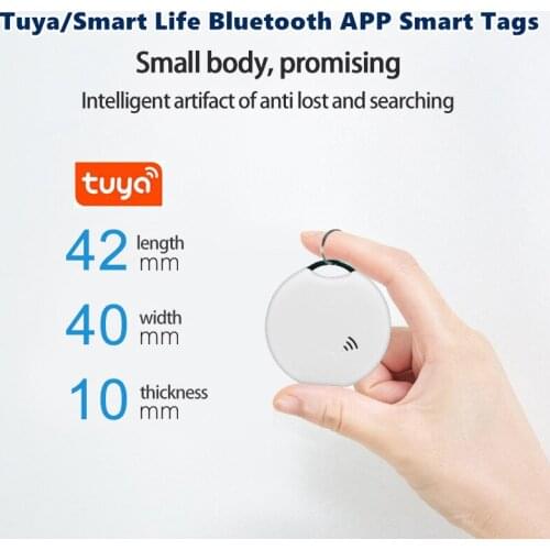 Tuya Anti-lost Keychain Bluetooth Key Finder Device Mobile Phone Lost Alarm Bi-Directional Finder Artifact Smart Tag GPS Tracker