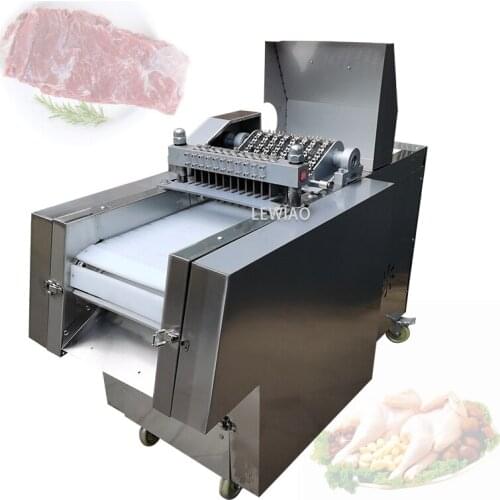 Meat Cutter Chopping Chicken Nugget Machine For Canteen Hotel Meat Processing Cutting Machine