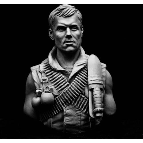 1/10 Scale Unpainted Resin bust US soldier GK figure