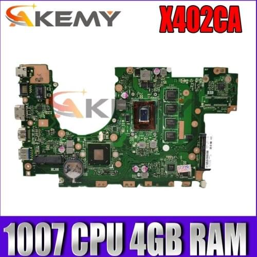 X402CA Motherboard 1007 CPU 4GB RAM REV2.1 For ASUS X502CA X502C F502CA X402C F402CA X402CA Laptop motherboard X402CA Mainboard