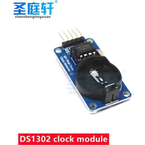 DS1302 real-time clock module without battery CR2032 when power is off DS1302 module