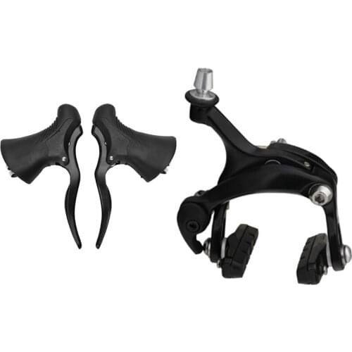 1Pair Aluminum Alloy Bicycle Brake Lever Road & 1X Road Bike Type C Brake Caliper Bicycle Brake Folding