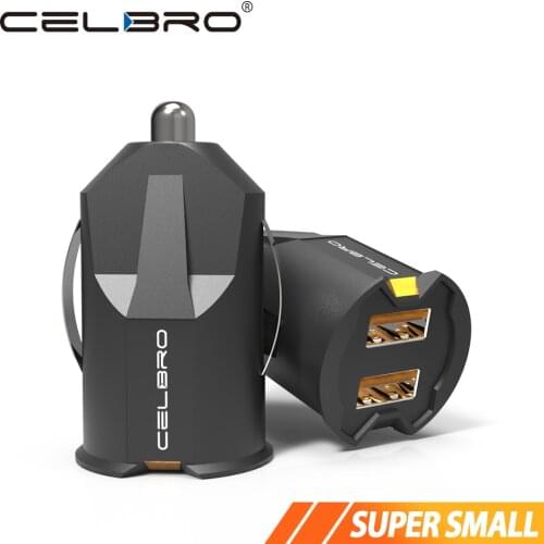 Hidden Mini Dual USB Car Charger Adapter 2.1A for xiaomi mi 8 8se A2 A3 redmi note 8 7 6 5 huawei p20 lite p9 honor 8x 9x 7c 7x