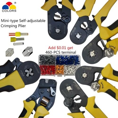 VSC High-quality Crimping Pliers High Precision Mini Tube Needle Type Terminal Crimp Self-adjusting Tools Terminal Crimping