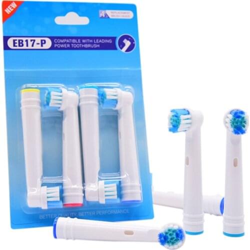 4Pcs/lot Universal Electric Replacement Toothbrush Heads For Oral B Electric Tooth Brush Hygiene Care Clean