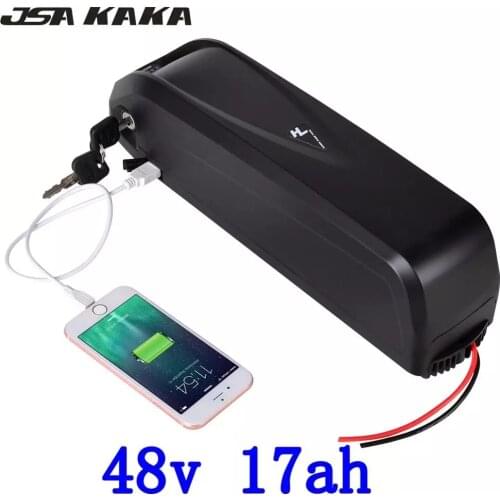 48V 500W 750W 1000W Ebike Battery 48V 10AH 13AH 18AH Electric Biclcle Battery 48V 17AH Lithium Battery use LG cell +2A charger