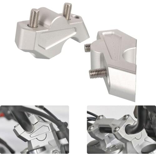 Aluminum Motorcycle Handlebar Riser Relocation Mounts/Adapter Kit For F750GS 2018-2019