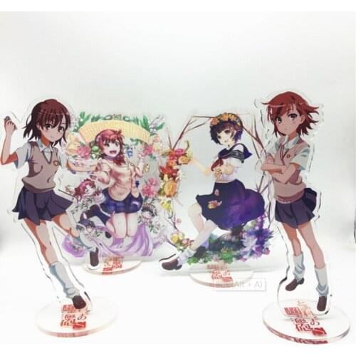 Anime Toaru Kagaku no Railgun Acrylic Stand Model Toys two-sided Action Figure Pendant toy gift