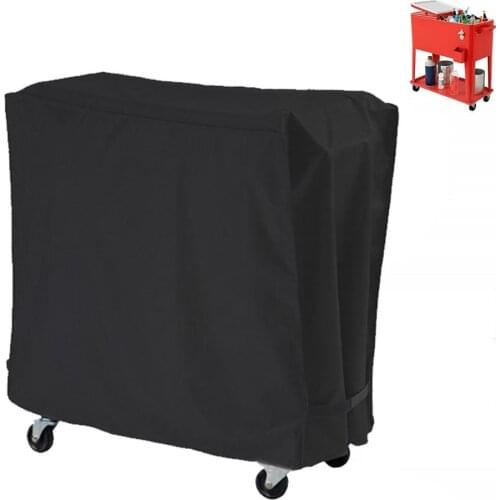New High Quality Cold Drinks Trolley Rain Covers Patio Garden Party Shade Cooler Cart Covers Keep Cold Drink Cool 86*48*79cm