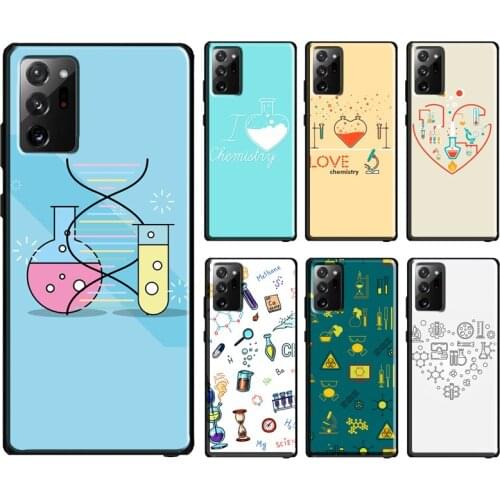Chemistry elements Case For Samsung Galaxy S20 FE S21 Ultra Note 20 S10e Note 10 S8 S9 S10 Plus Phone Cover