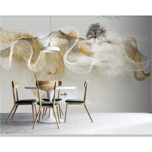 Chinese style abstract ink landscape 3d wallpaper mural papel de parede,living room tv sofa wall bedroom nwall papers home decor
