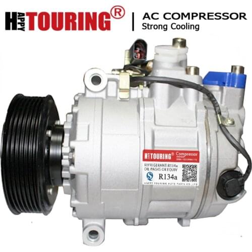 AC Compressor For Audi Q7 3.6L 2007 2008 2009 2010 7L6820803A 7L6820803B 7L6820803D 7L6820803G 7L6820803L 7L6820803S 7L6820803L