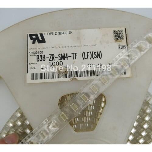 10Pcs/Lot Original B3B-Zr-Sm4-Tf Connector Zr Series 1.5Mm Pitch 3Pins Smt Single Row Top Entry Shrouded Header