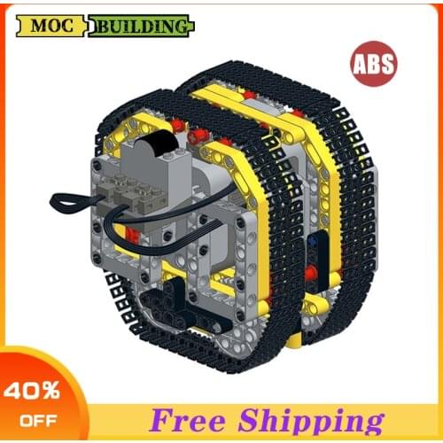 Technological Creativity MOC Building Blocks Remote Control Compact Tank Assembly Model DIY Technology Brick Childrens Toy Gift