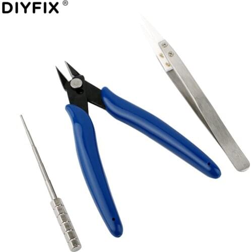 3 in 1 Vape DIY Tool Kit Wire Coil Jig Winding Ceramic Tweezers Pliers for Electronic Cigarette RBA RDA Atomizer Accessories