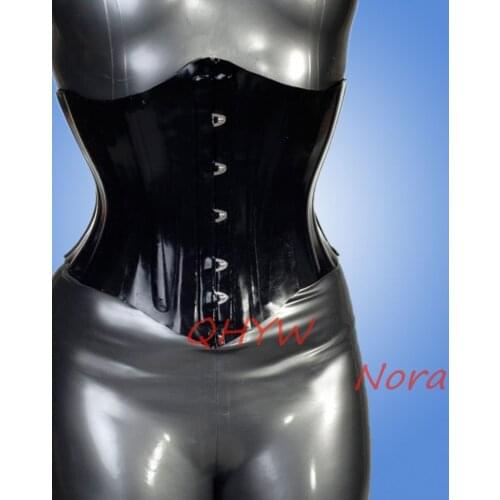 New sexy exotic women female handmade Latex customize Corset 1mm Fetish costume cosplay