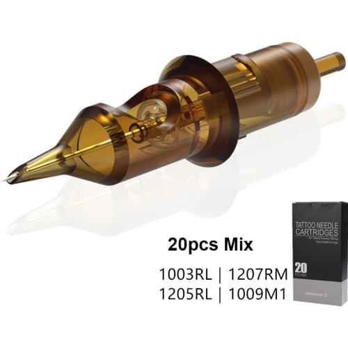 New Disposable Tattoo Cartridge Needles for Tattoos Pen Gun Machines Sterilized Safe Single Needles 1003RL 1009M1 1205RL 1207RM
