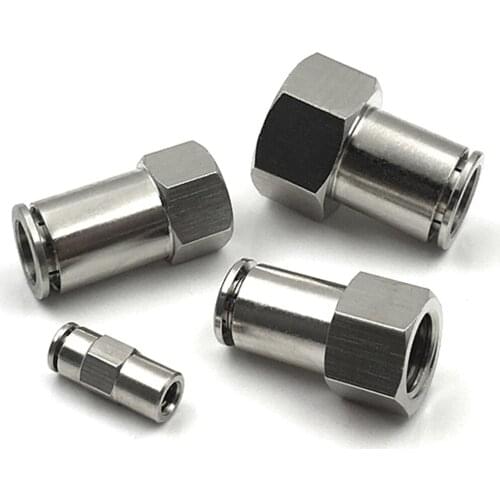 PCF copper nickel-plated metal pneumatic quick coupling hose 1/8" 1/4" 3/8" 1/2" BSP internal thread air compressor accessories