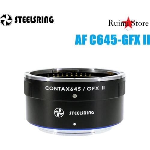 STEELSRING C645-GFX II AF Adapter ring for Contax C645 lens to Fuji GFX camera
