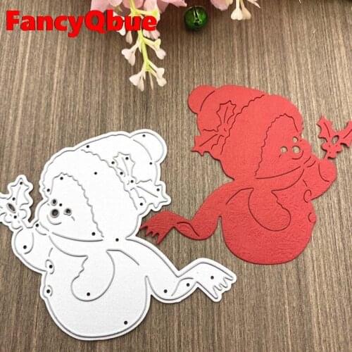 Christmas Snowman Metal Cutting Dies Stencils DIY Scrapbooking Album Decorative Embossing Craft Die Cutting Template