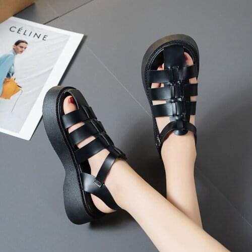 Designer Sandals Platform Heel Sandals Women 2021 Summer Fashion Outdoor Beach Casual Sports Breathable Female Shoes Big Size 42