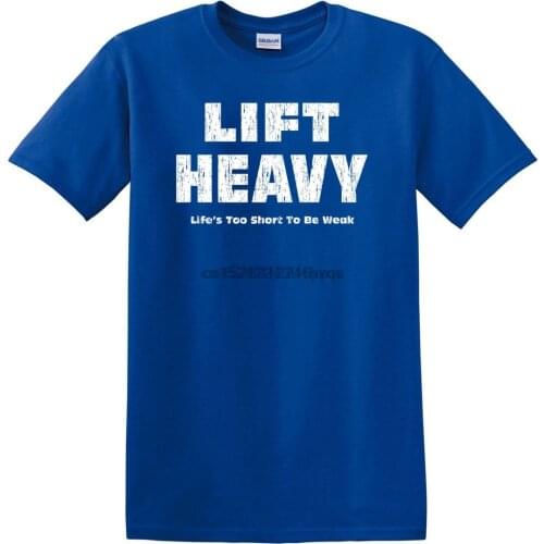 Lift Heavy T-Shirt Powerlifting Bodybuilding Fitness Gym Bench Deadlift