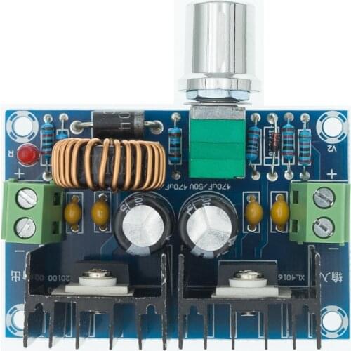 XH-M401 DC-DC Step Down Buck Converter Power Supply Module XL4016E1 PWM Adjustable 4-40V To 1.25-36V Step Down Board 8A 200W