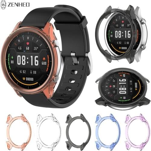 TPU Protector Case Cover For For Xiaomi Watch Color Smarthwatch Protective Shell Frame Accessories