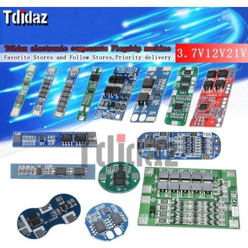 18650 lithium battery charger protection board PCB BMS battery charging protection module 3.7V12V21V multiple specifications
