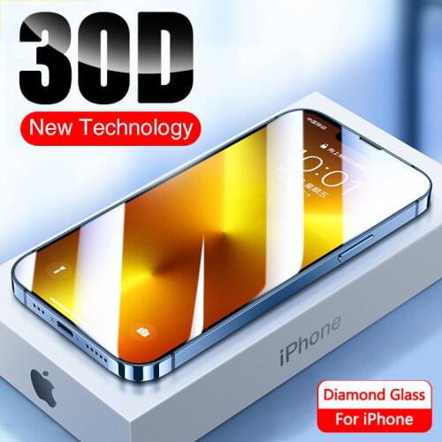 30D Full Cover Tempered Glass on For iphone 12 11 Pro Max Screen Protector Protective Glass For iphone 12 11 X XR XS Max Glass