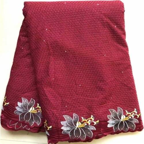 African 100%Cotton Swiss Dry Lace Fabric Swiss Voile Lace In Switzerlnd Nigerian Lace Fabric 2021 High Quality Lace 2L21-90