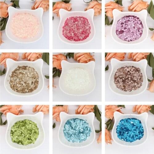 KSCRAFT 20G 4mm Glitter Sequins for DIY Card Making Scrapbook Paper Craft Color Collection